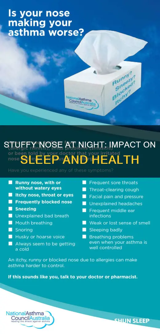 what happens if you sleep with a stuffy nose