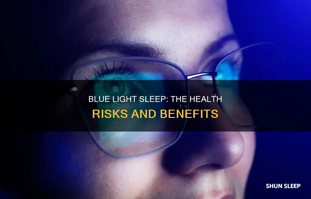 what happens if you sleep with blue lights on