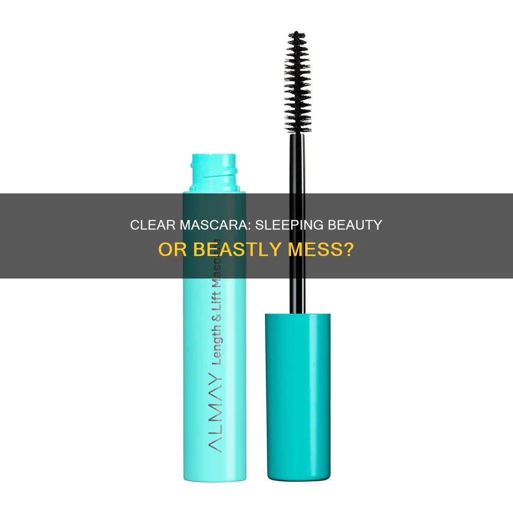 what happens if you sleep with clear mascara on