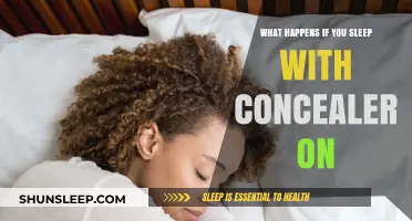 Concealer Sleep: What Are the Skin Dangers?