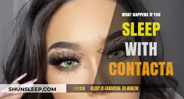 Sleeping with Contacts: Risky Business for Your Eyes