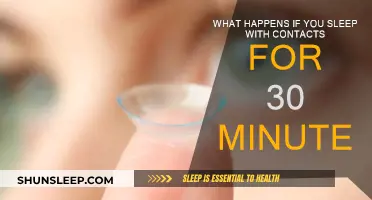 Sleeping with Contacts: 30-Minute Risk Revealed
