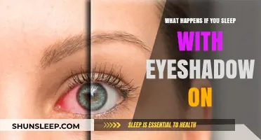 Eyeshadow and Sleep: A Recipe for Disaster?
