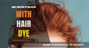 Hair Dye and Sleep: What Could Go Wrong?