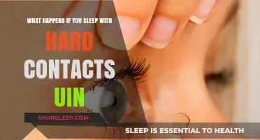 Sleeping with Hard Contacts: Risky Business or Safe Haven?