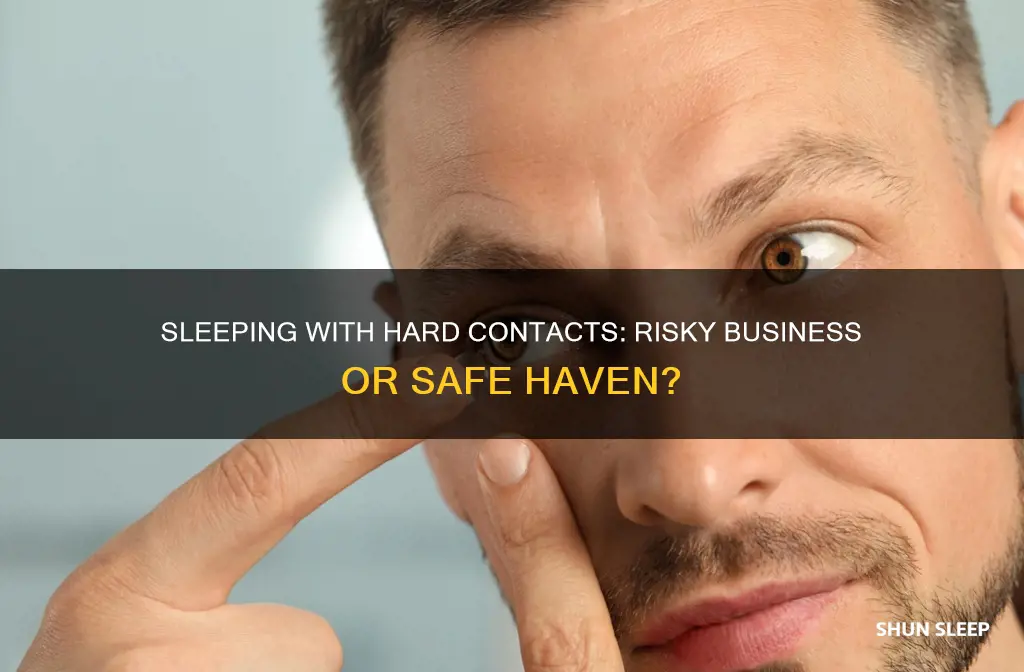 what happens if you sleep with hard contacts uin