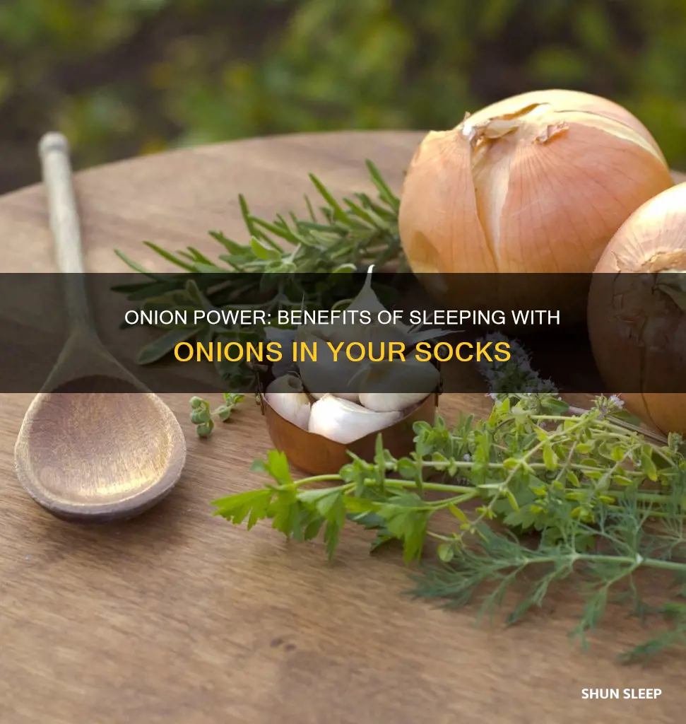 what happens if you sleep with onions in your socks