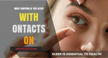 Sleeping with Contacts: Risky Business for Your Eyes