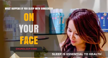The Dangers of Sleeping with Sunscreen on Your Face