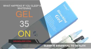 Whitening Gel: Overnight Risks and Rewards