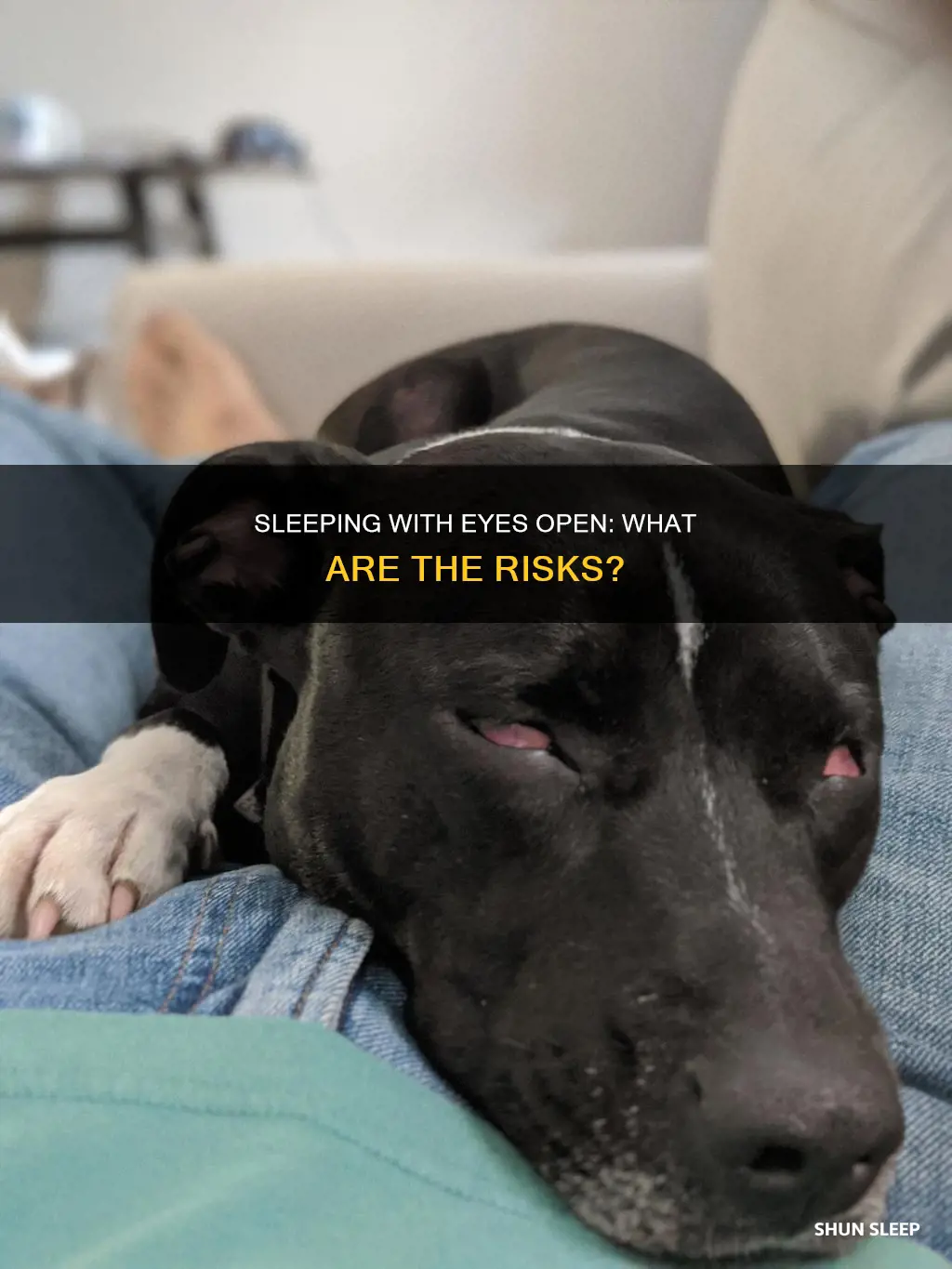 what happens if you sleep with your eyes open