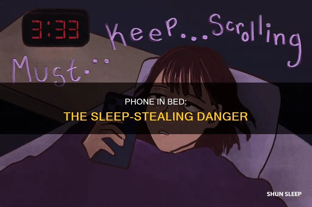 what happens if you sleep with your phone