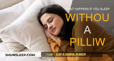 Sleeping without a pillow: What are the effects?