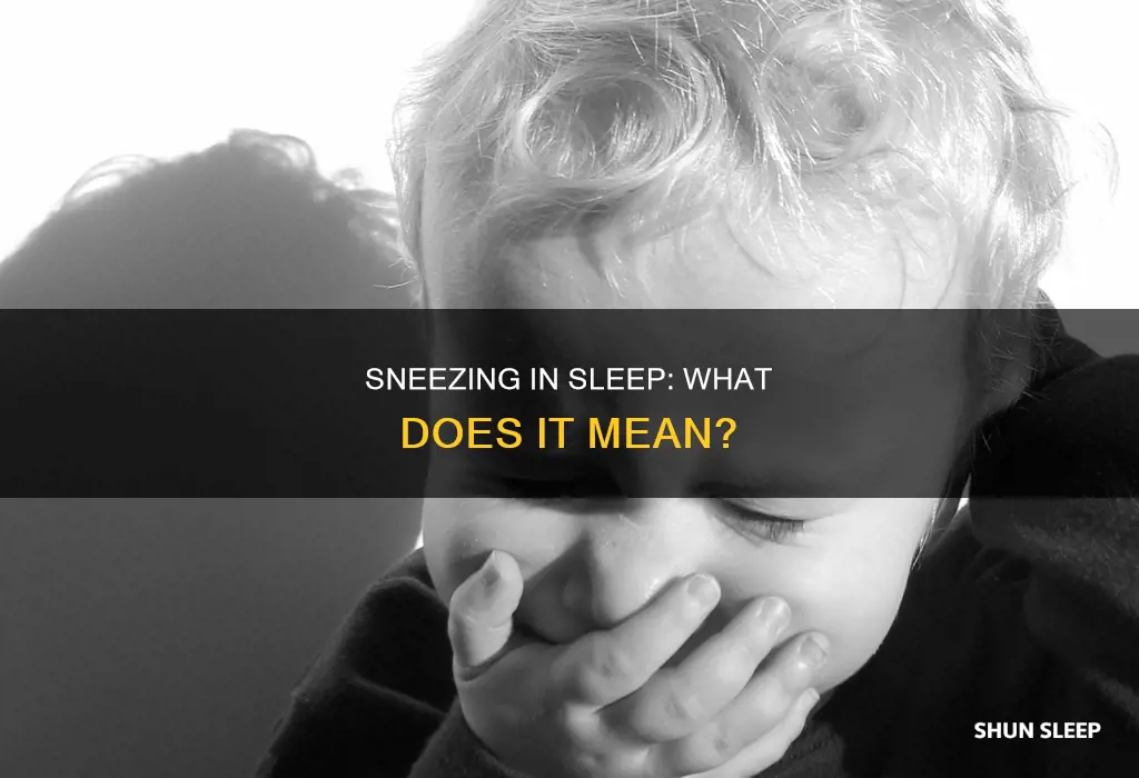 what happens if you sneeze in your sleep