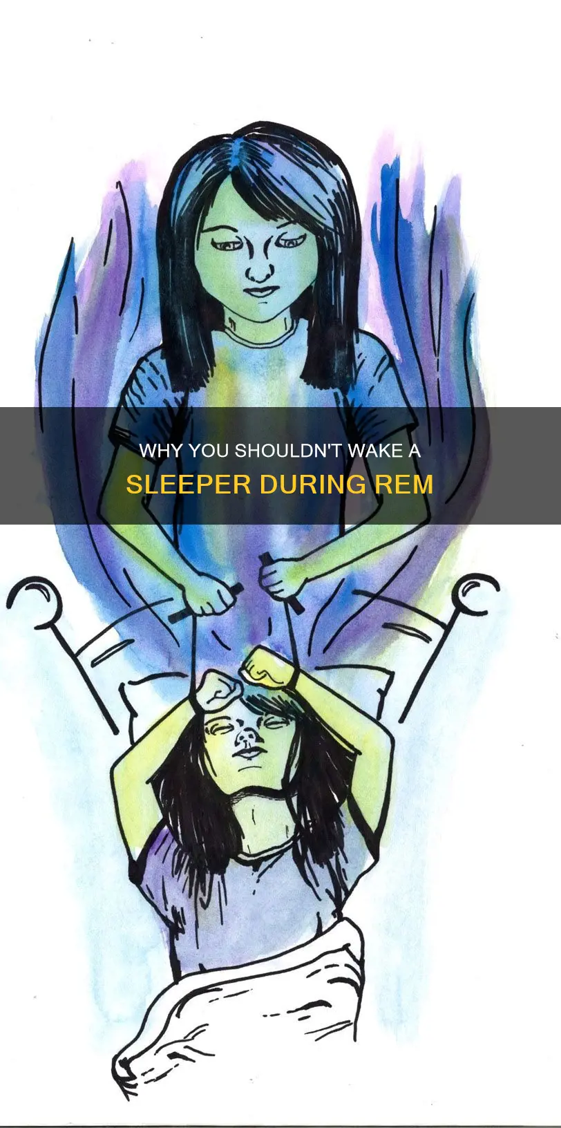 what happens if you wake someone up during rem sleep