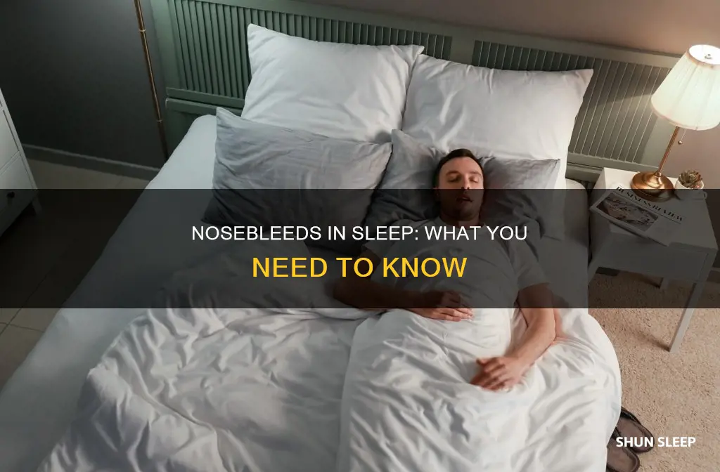 what happens if your nose bleeds in your sleep