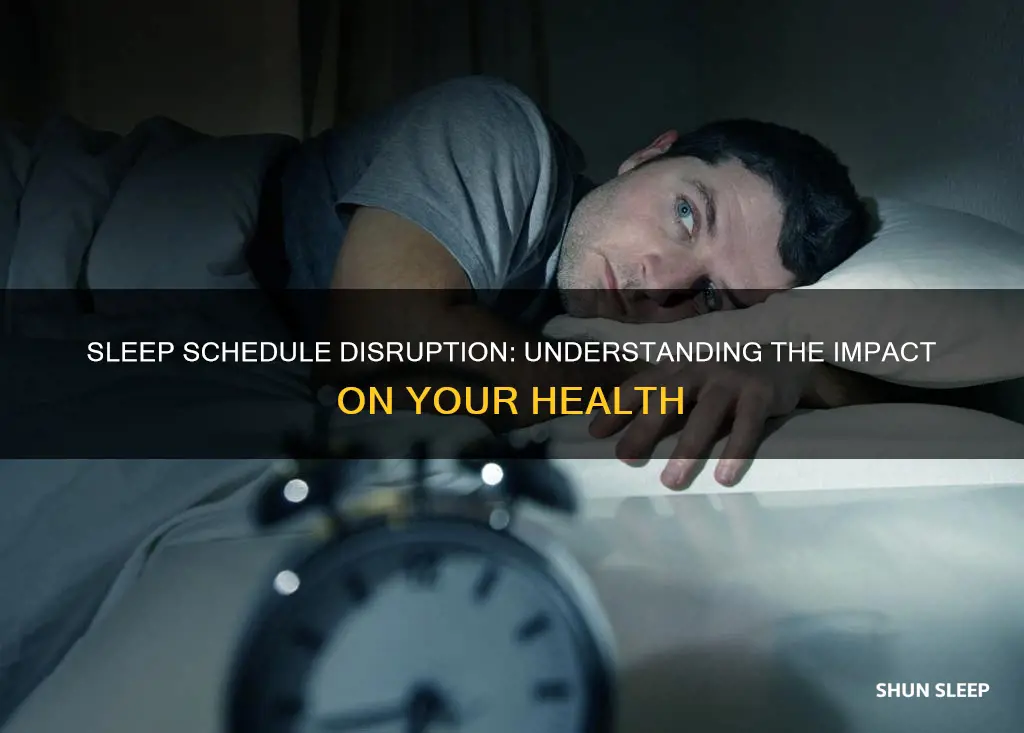 what happens if your sleep schedule is messed up