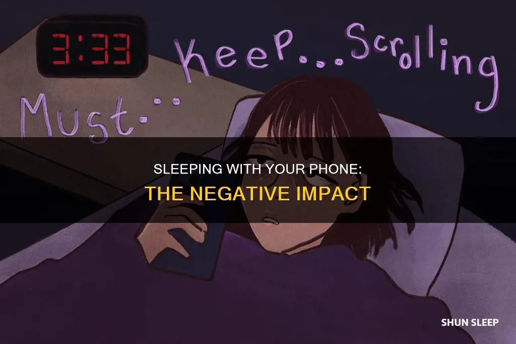 what happens ig you sleep with the phone