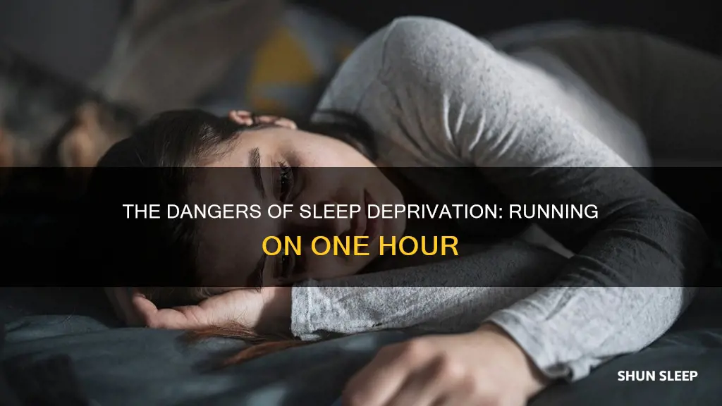 what happens of you run on e hoirs of sleep