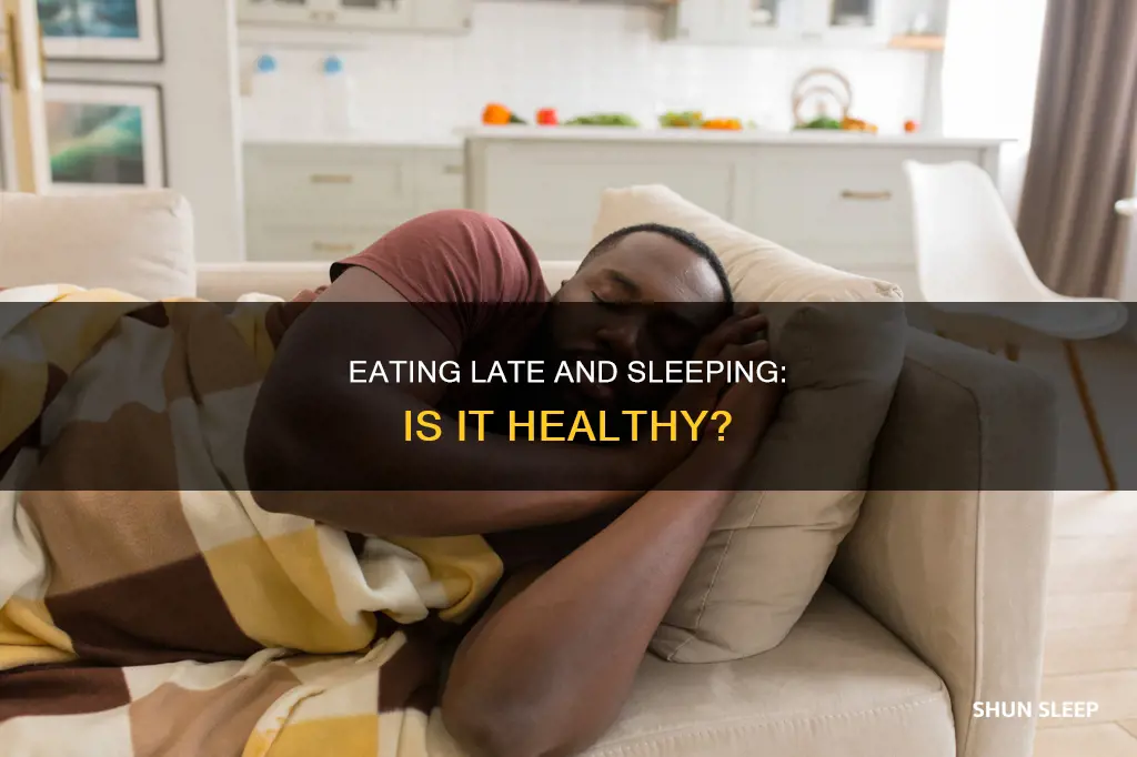 what happens sleeping after eating