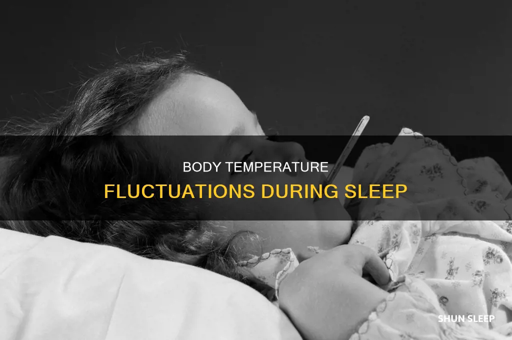 what happens to body temp when you sleep