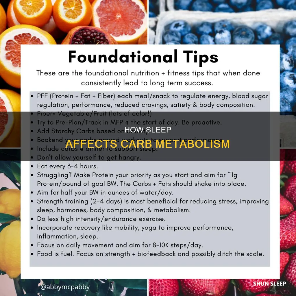 what happens to carbs when you sleep