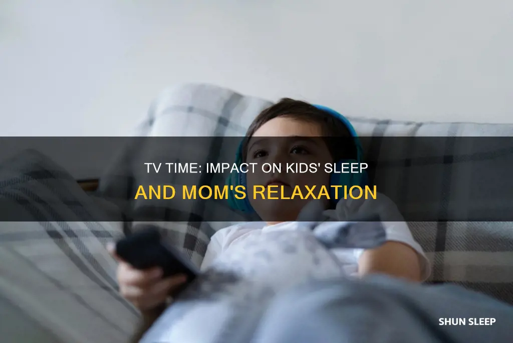 what happens to kids sleeping and mom is watching tv