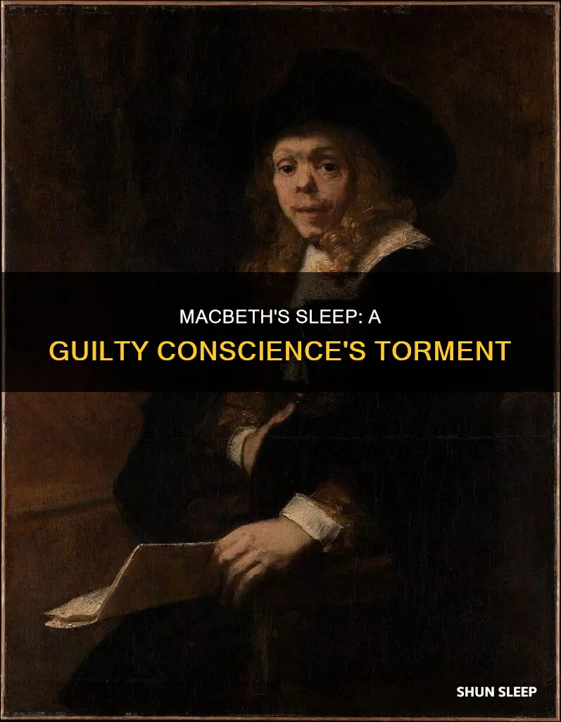 what happens to macbeth when he is trying to sleep