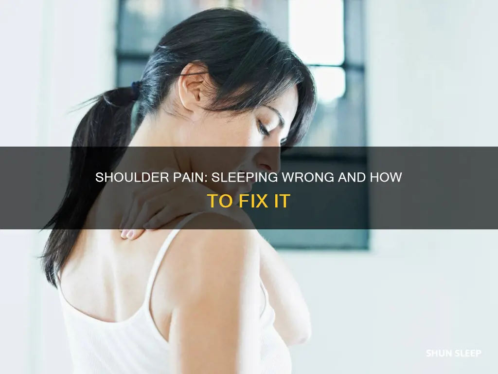 what happens to my shoulder from sleeping wrong