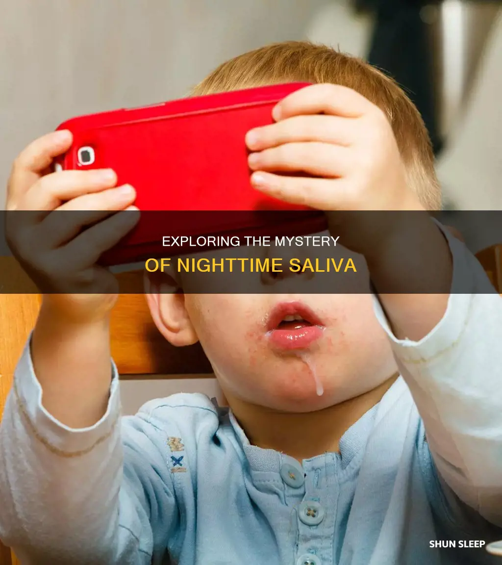 what happens to saliva when you sleep