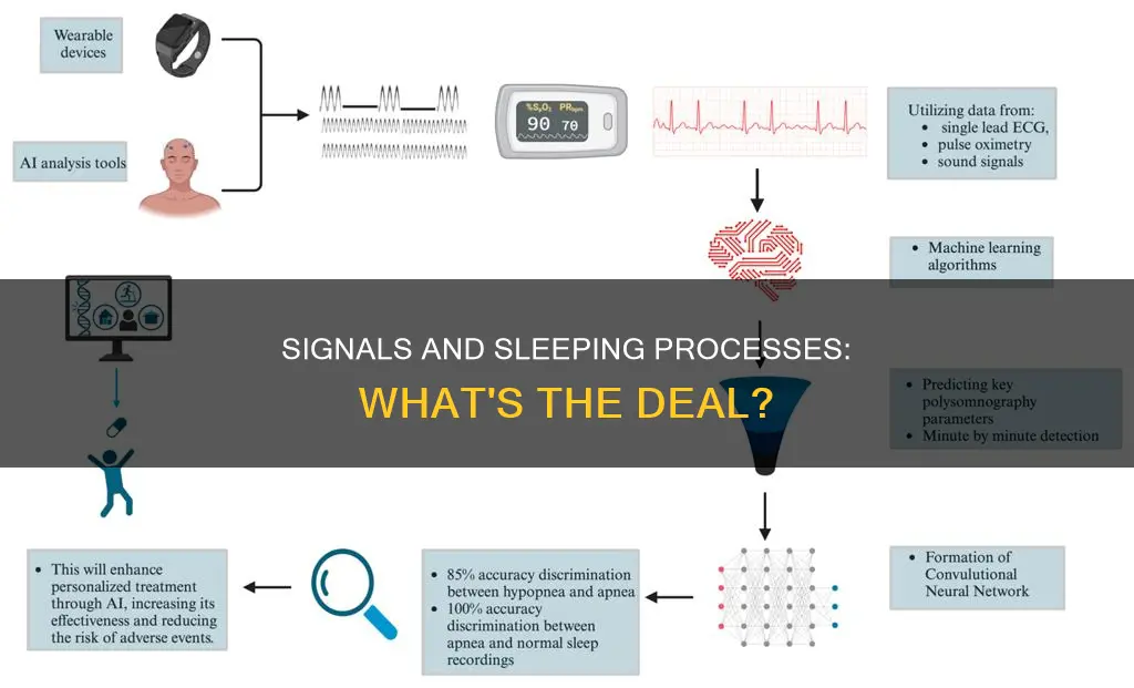 what happens to signals sent while process sleeps