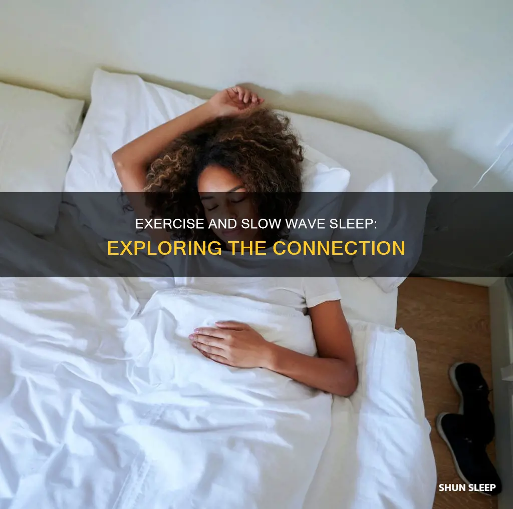 what happens to slow wave sleep after exercise
