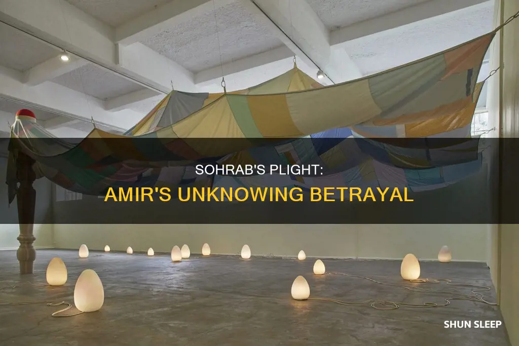 what happens to sohrab while amir sleeps
