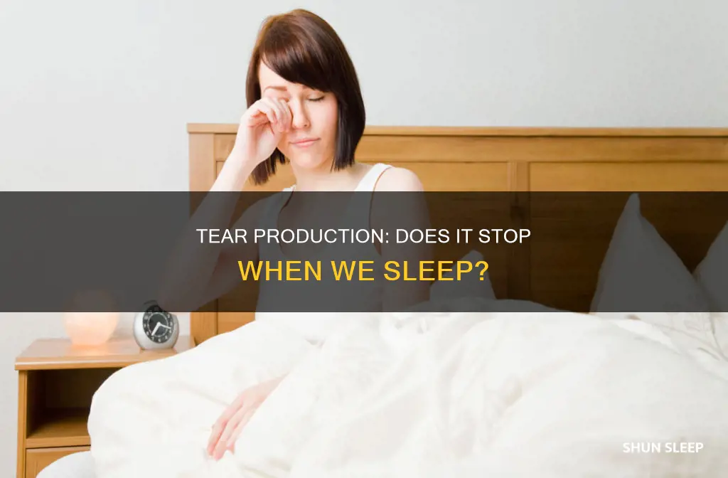 what happens to tear production during sleep
