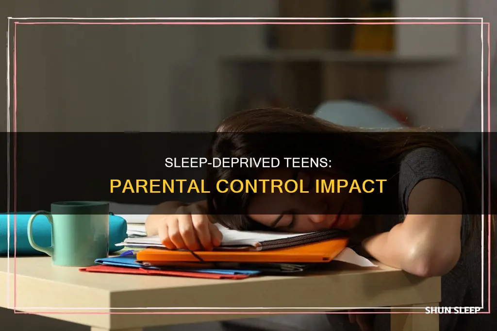 what happens to teenagers whos parents manage their sleep scheduale