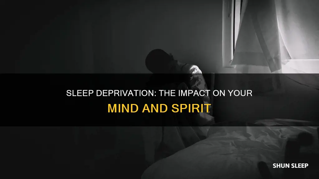 what happens to the spirt with no sleep