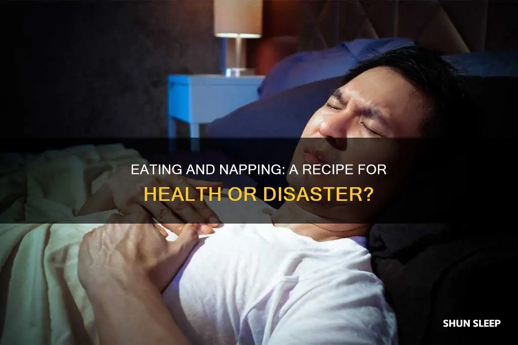 what happens to your body when you eat then sleep