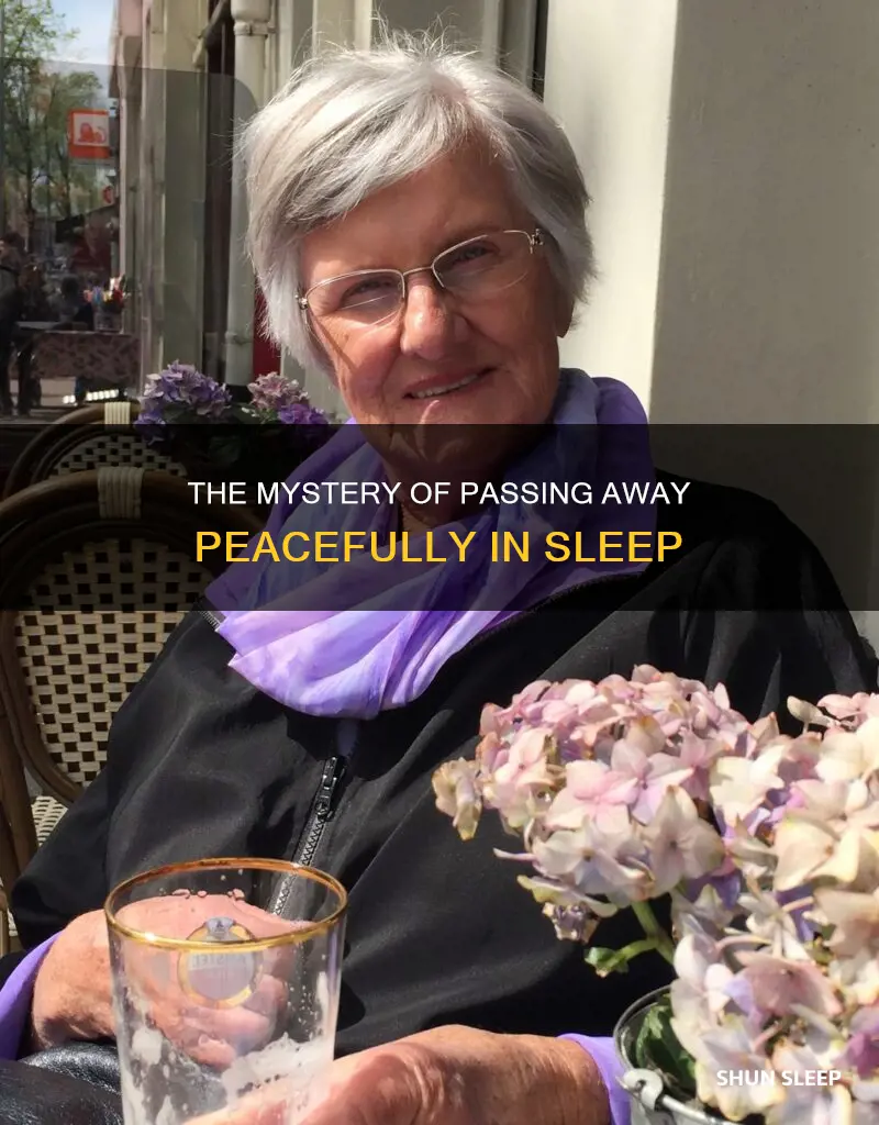 what happens when old people die in sleep