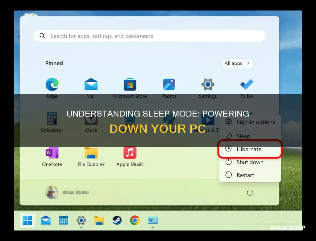 what happens when pc goes to sleep