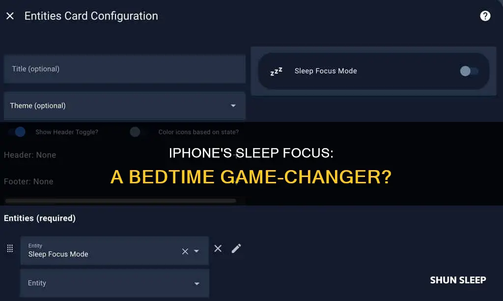 what happens when sleep focus is on iphone