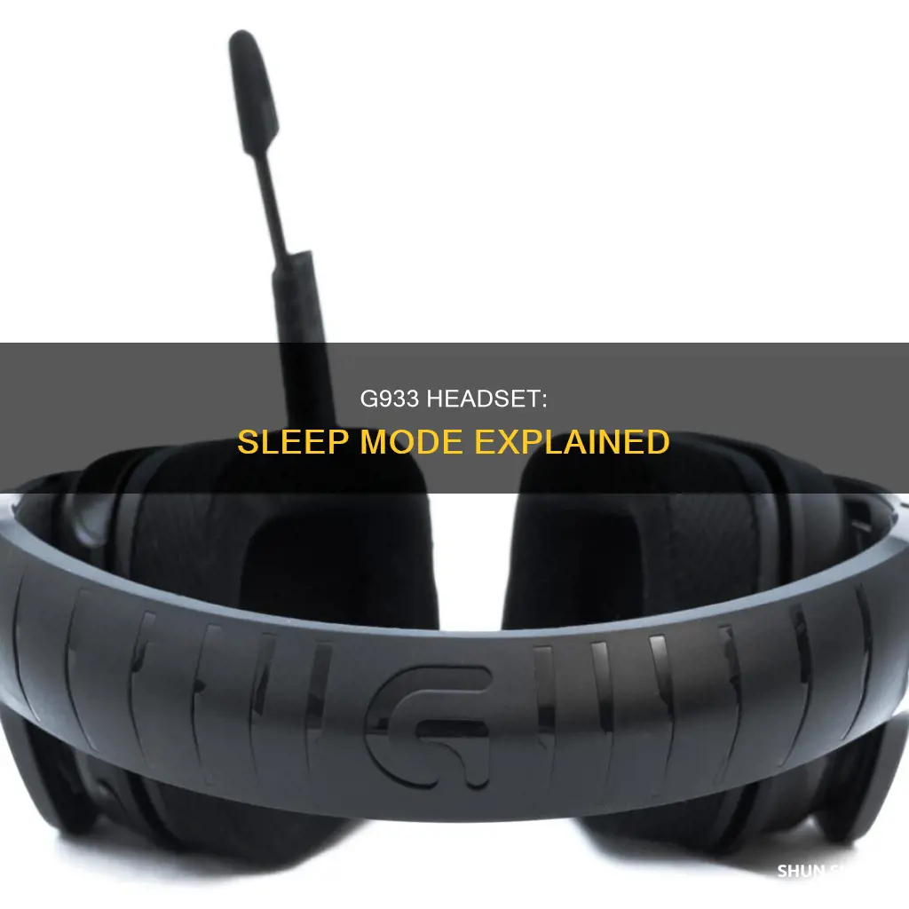 what happens when the g933 goes to sleep