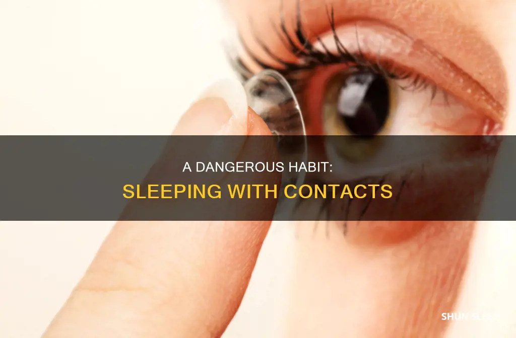 what happens when u sleep in your contacts