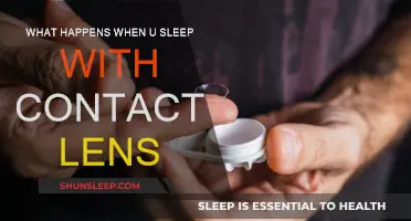 Sleeping with Contact Lenses: Risks and Complications