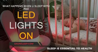 Red LED Lights: Sleep Impact and Health Risks