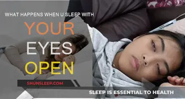 Sleeping with Eyes Open: What's Happening?