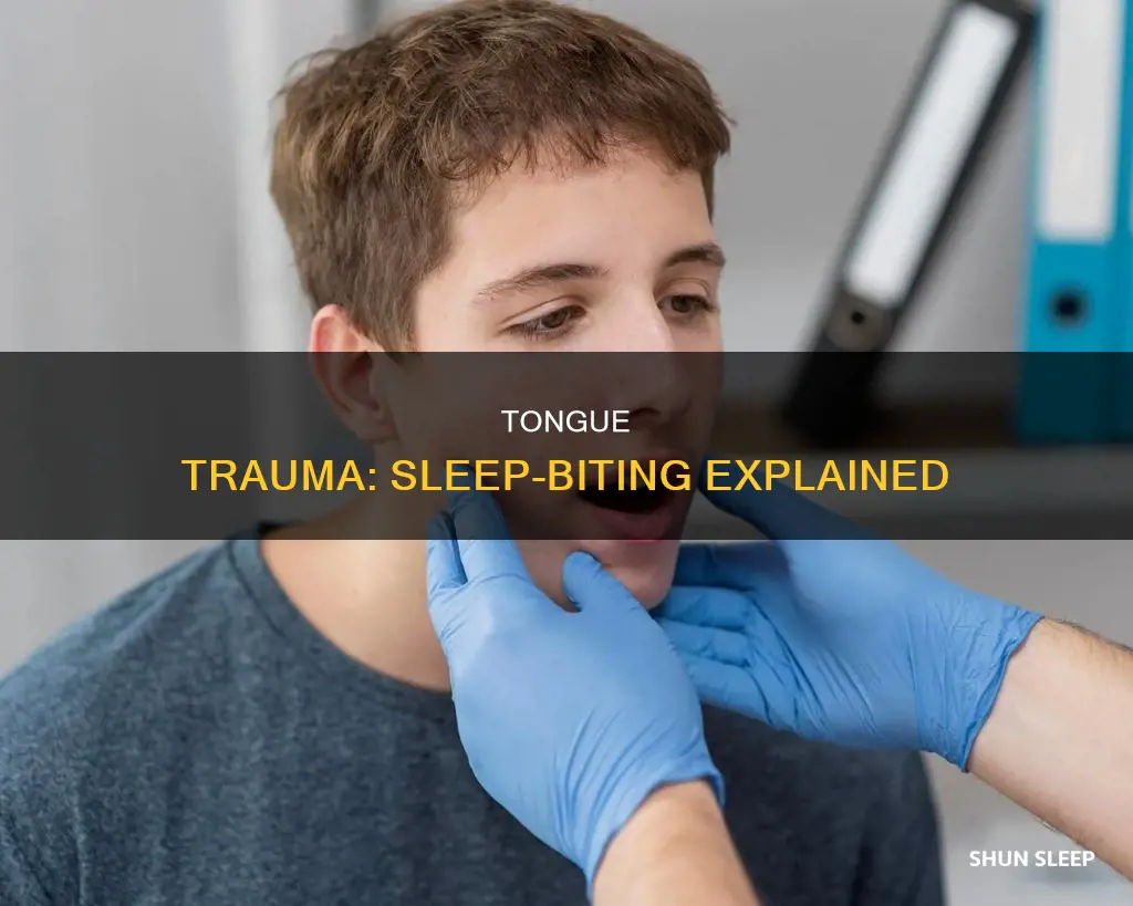 what happens when you bite your tongue in your sleep
