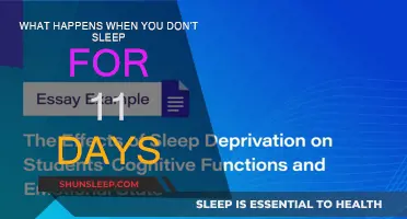 The Dangers of Sleep Deprivation: 11 Days Without Sleep