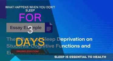 Sleep Deprivation: The Impact of 72 Hours Without Sleep