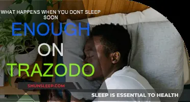 Trazodone: Delayed Sleep Effects and Solutions
