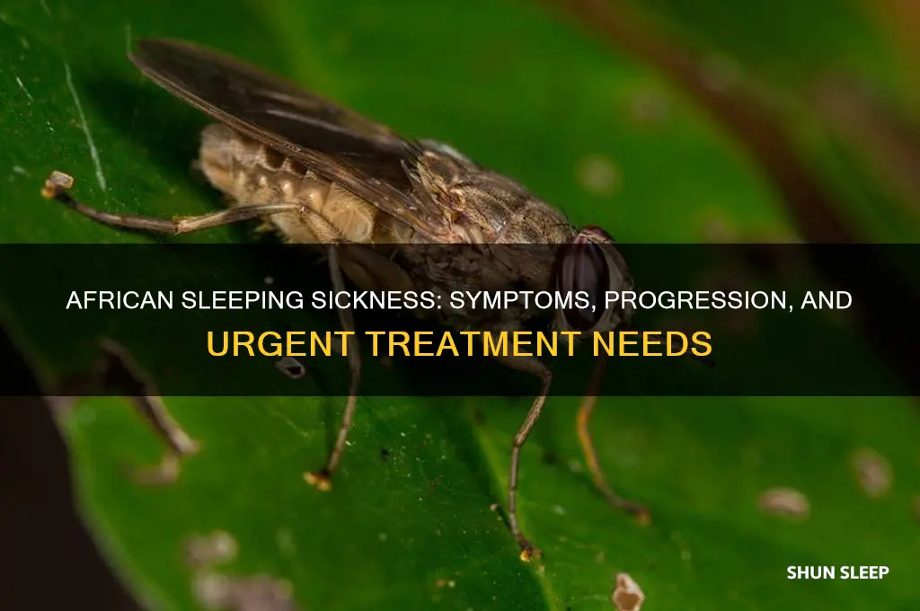 what happens when you get african sleeping sickness